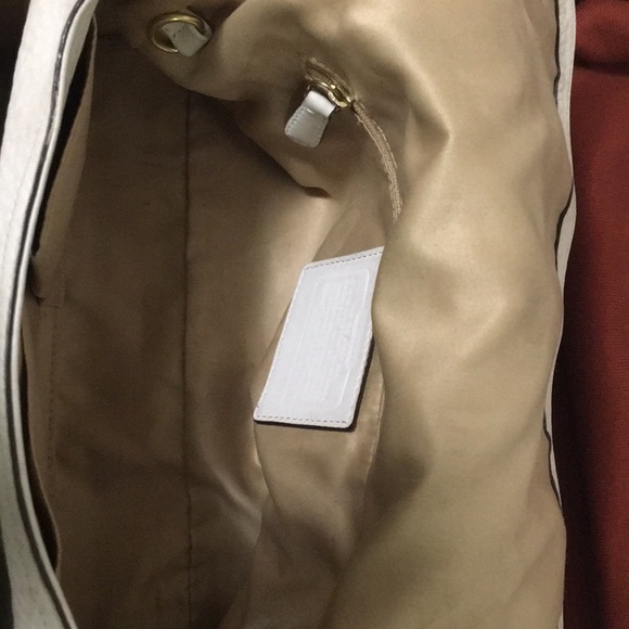 COACH Handbag Leather Pebble Cowhide Hobo 👜 - Picture 8 of 8